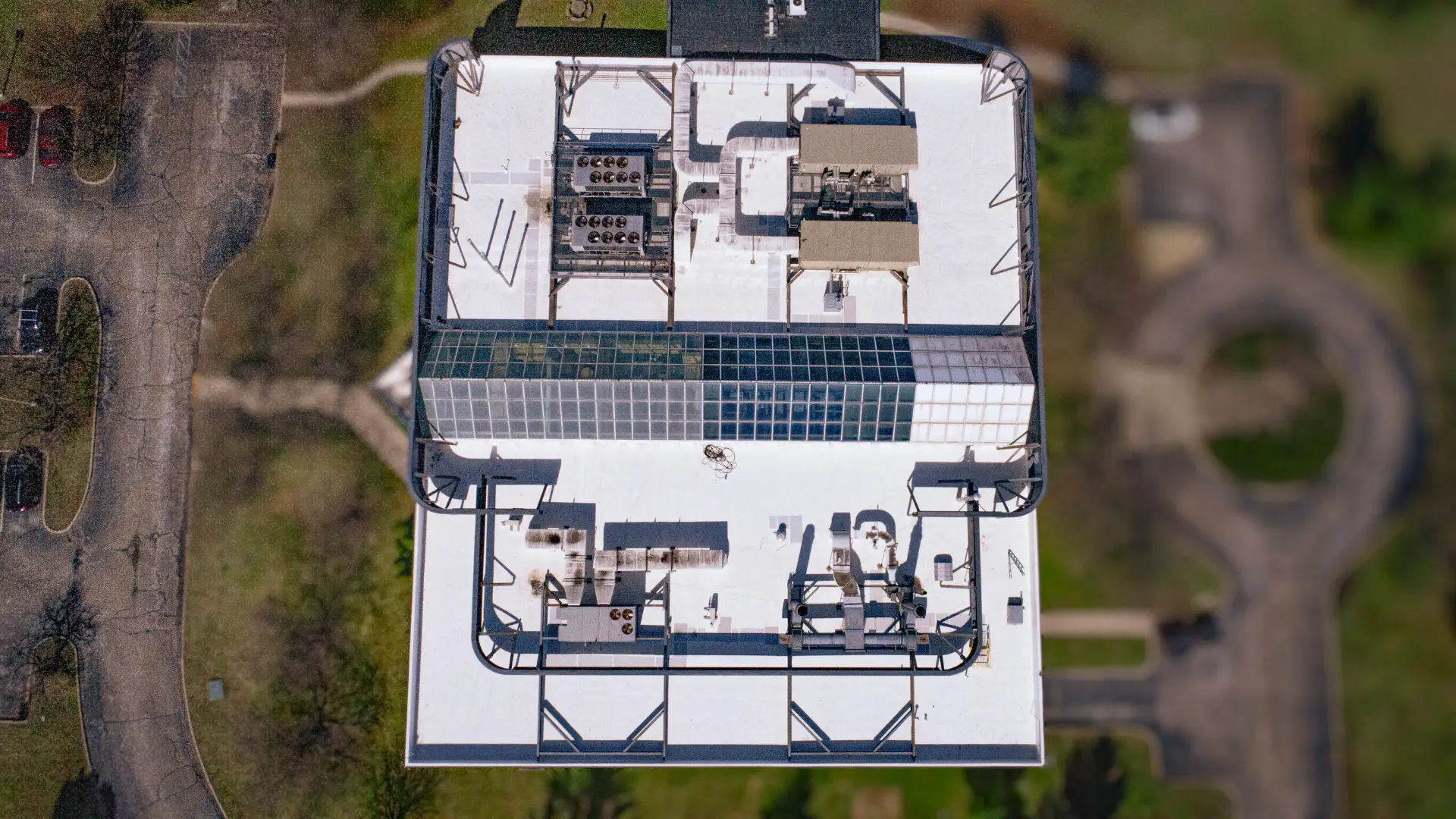 Commercial roofing project completed at a cardiovascular facility